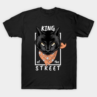 Bad Black Cat. King Of The Street T-Shirt